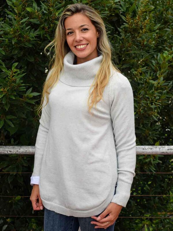 Polerón Chiara Gris Perla